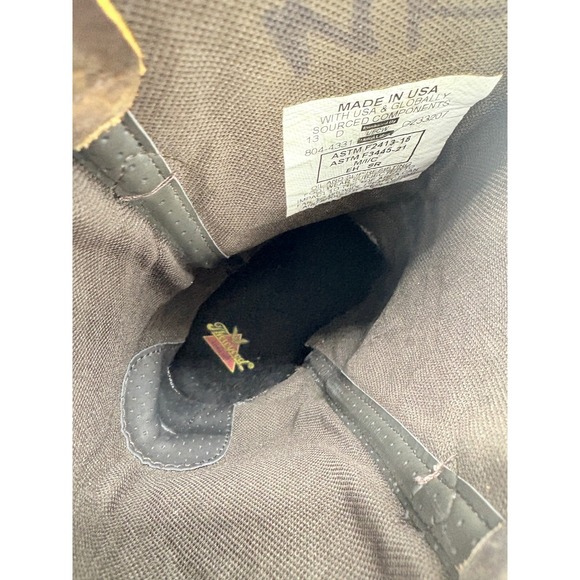 Thorogood Mens 13D American Heritage Wellington Work Boots Steel Toe EH SR - Picture 5 of 16